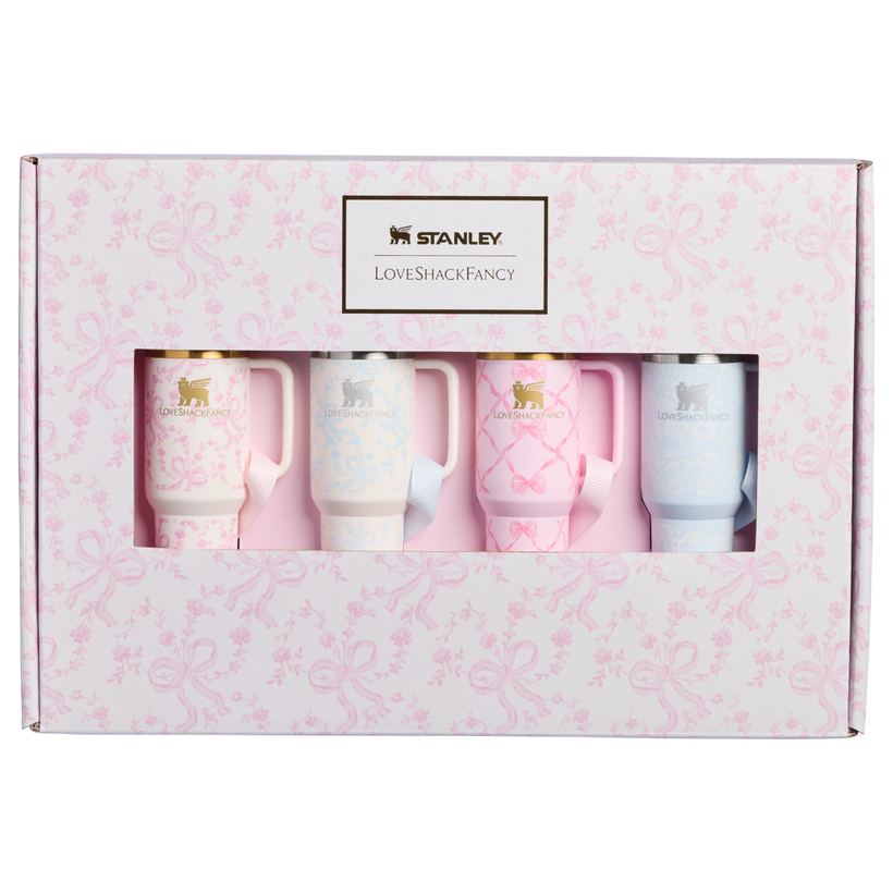 Stanley 1913 x LoveShackFancy Holiday Quencher ProTour Ornament Set - Fresh Travel Set